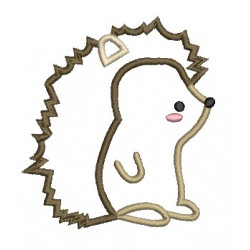 Stickdatei - Igelchen Satin Appli